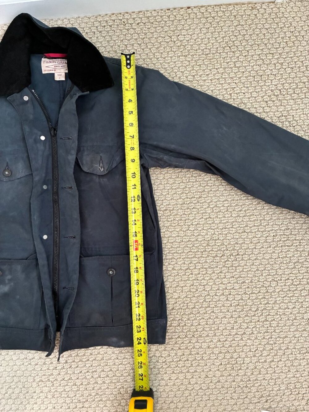 Filson Journeyman Jacket Navy - Small - Picture 7 of 7